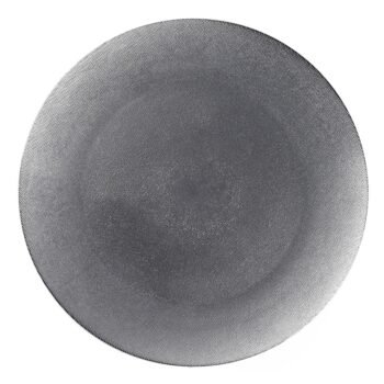 Тарелка подстановочная серого цвета 1