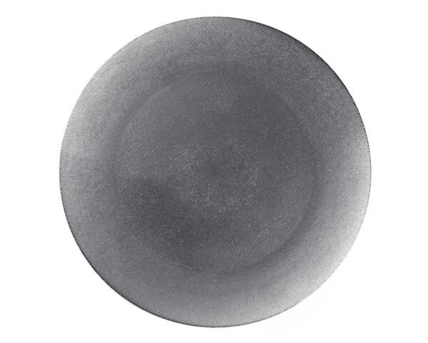 Тарелка подстановочная серого цвета 1