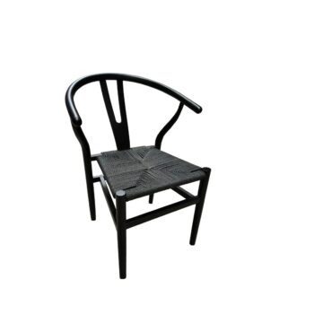 Wishbone Y back Chair цвет натуральное дерево черный (2)